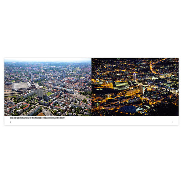 Bildband Leipzig von oben | Tag und Nacht