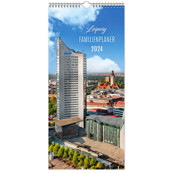 Familienplaner Leipzig 2024 | Planer | 20 x 44 cm | Kalender