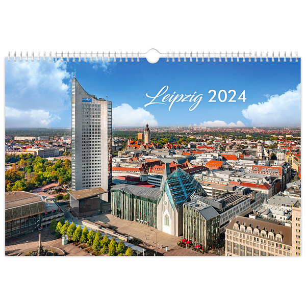 Kalender Leipzig 2024 | 45 x 30 cm