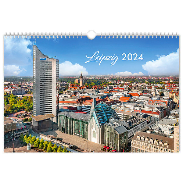 Kalender Leipzig 2024 | 30 x 20 cm | kleiner Kalender