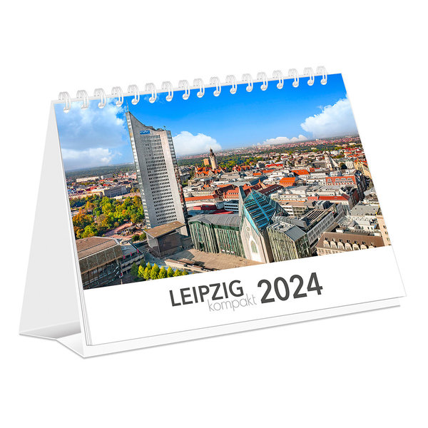Kalender Leipzig 2024 kompakt | Tischkalender